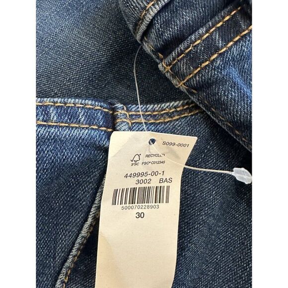 Old Navy Womens Plus Size 30 Mid-Rise Kicker Bootcut Denim Blue Jeans NWT! A6439 - Picture 5 of 8